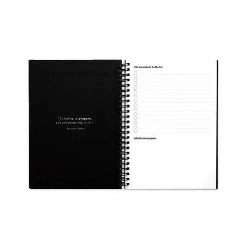 Produit STARTER KIT INFINITE PLANNER A5. Le set comprend un "infinite Diary", un kit de nettoyage, un marqueur et un porte-marqueur Image