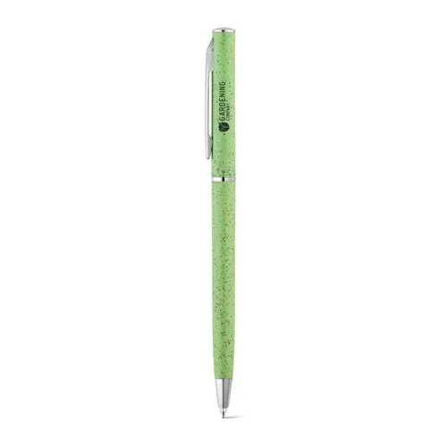 Produit DEVIN. Stylo en fibre de paille de blé et ABS avec mécanisme twist Image