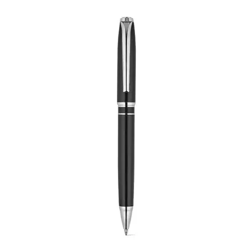 Produit SARAMAGO. Coffret haut de gamme comprenant 1 stylo à bille et 1 stylo roller en cuivre et acier inoxydable, à encre bleue Image