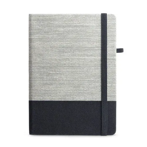 Produit ROUSSEAU. Bloc-notes A5 en fibre de paille et toile de coton avec pages lignées Image