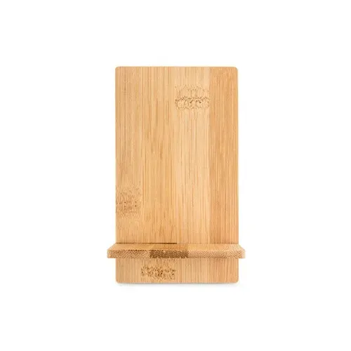 Produit GALEN. Support de téléphone portable en bambou, détachable en deux parties Image