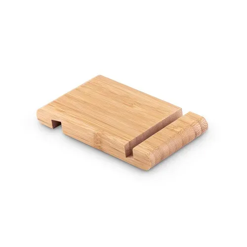 Produit HABER. Support de téléphone portable en bambou Image