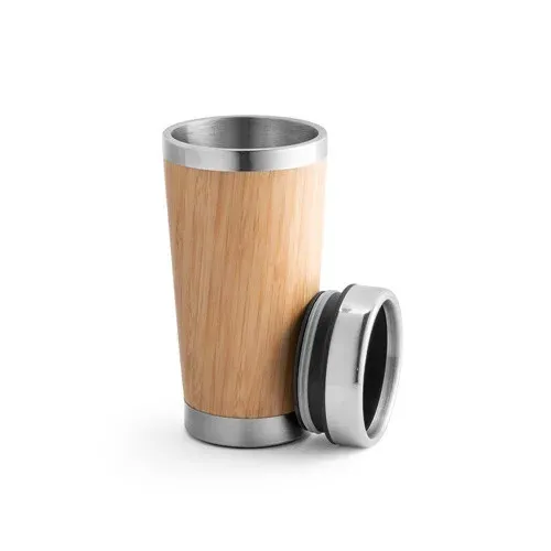 Produit PIETRO. Tasse de voyage 500mL en babou et acier inox Image