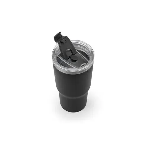 Produit JOYNER M. Gobelet de voyage compact en acier inoxydable (91% recyclé) avec double paroi isolée sous vide et finition mate 600 mL Image