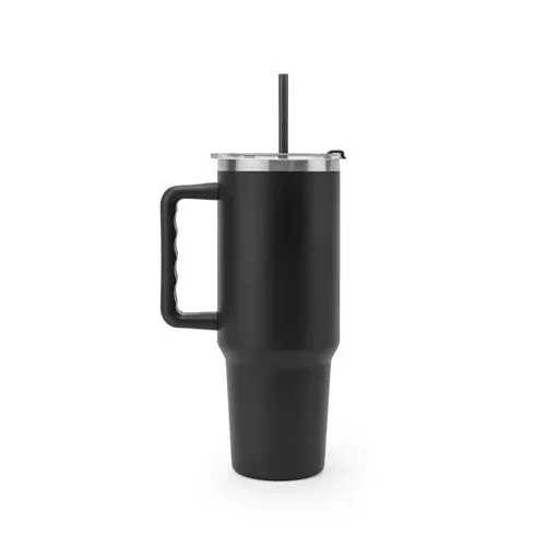 Produit JOYNER XL. Grand gobelet de voyage en acier inoxydable (91% recyclé) avec double paroi isolée sous vide et finition mate 1300 mL Image