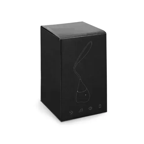 Produit GRAHAME. Lampe de bureau portable avec haut-parleur et autonomie de 5h en ABS recyclé (100 % rABS) Image