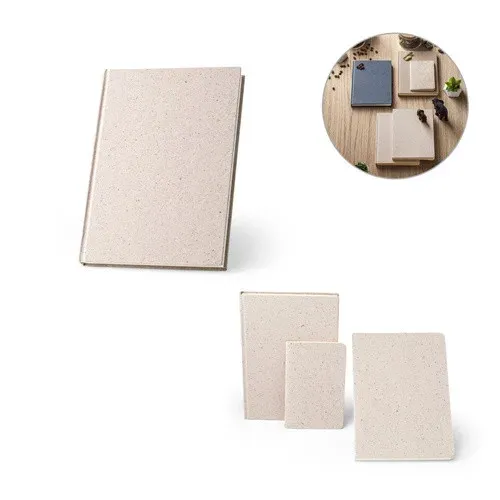 ORGANIC RIGID. Bloc de notas A5 con tapa dura de materia orgánica de elefante (80%)