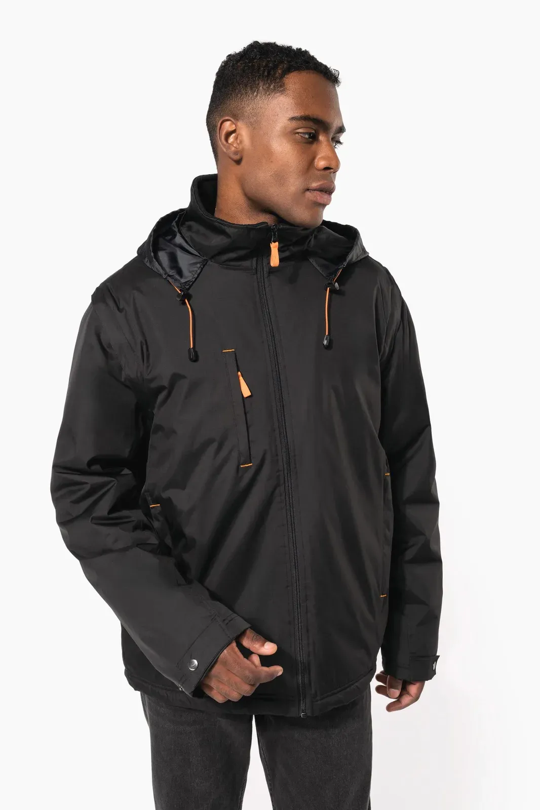 Men’s removable sleeves jacket