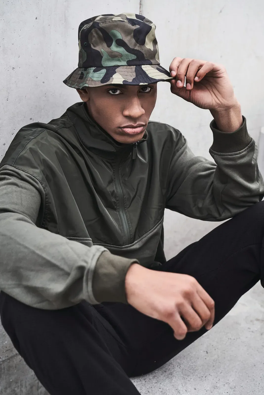 Gorro de pescador Camo