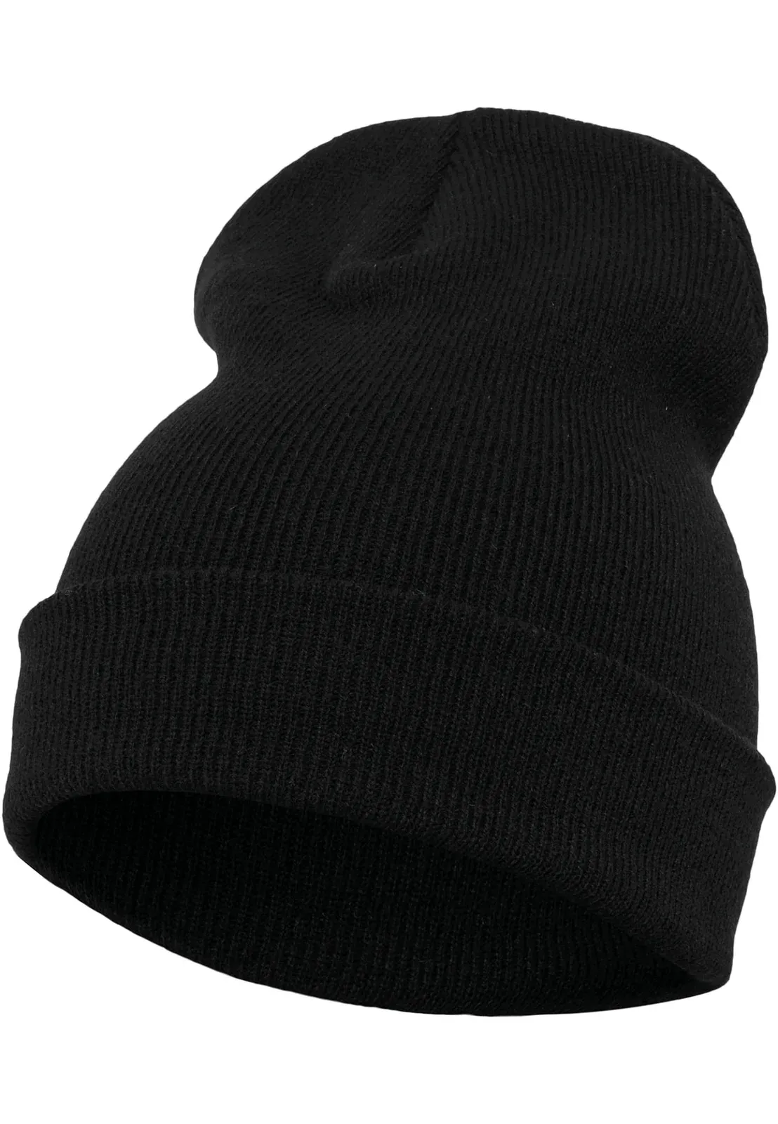 Bonnet long en maille épaisse – Black