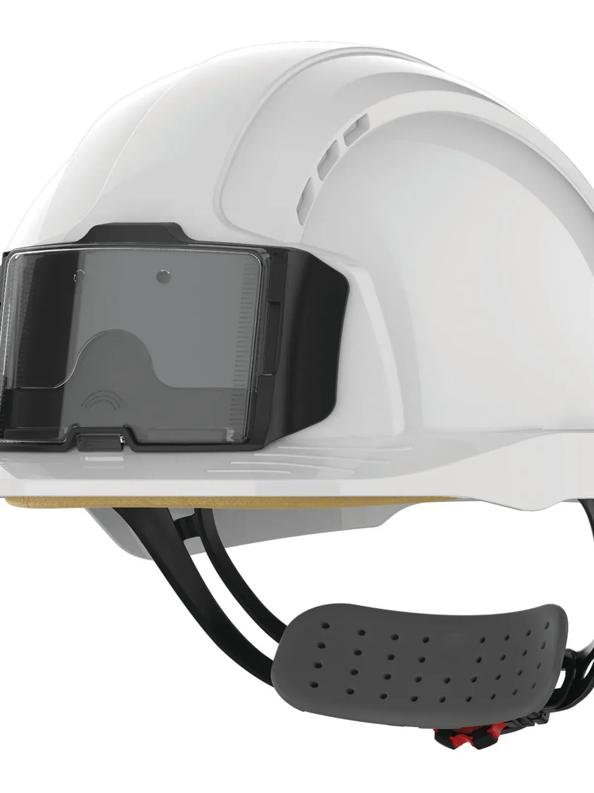 Casque de sécurité EVOLite® avec porte badge, ventilé, serrage crémaillère