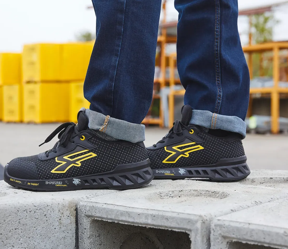Matt safety shoes