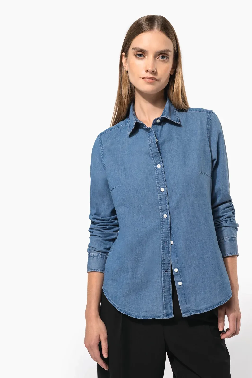 Camisa denim de mujer