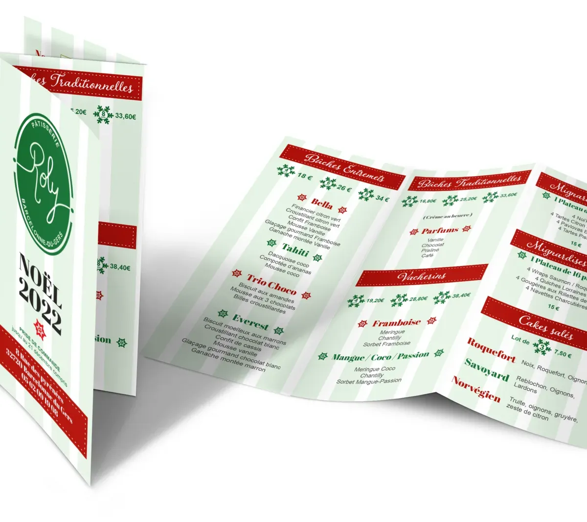 Folded leaflets