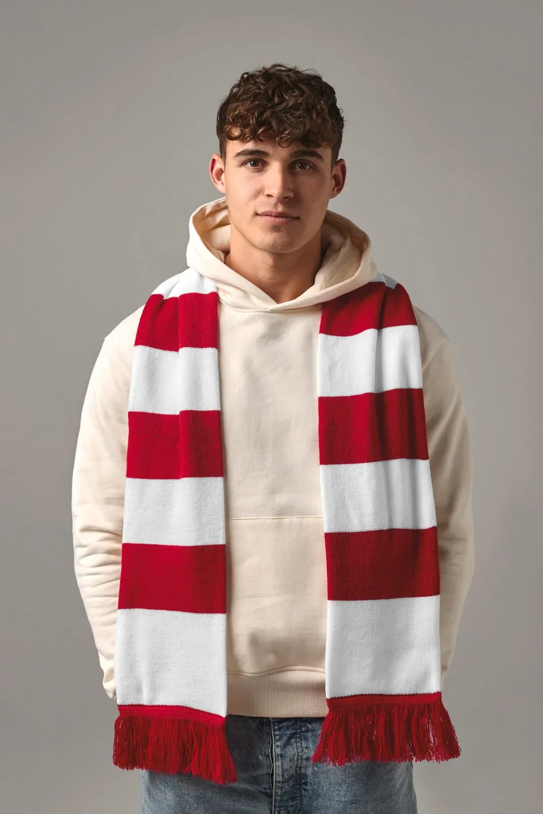 Men's Stadium striped scarf