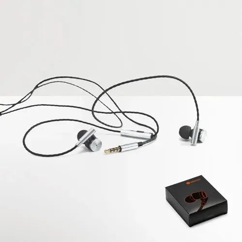 VIBRATION. Ecouteurs avec micro en metal et ABS
