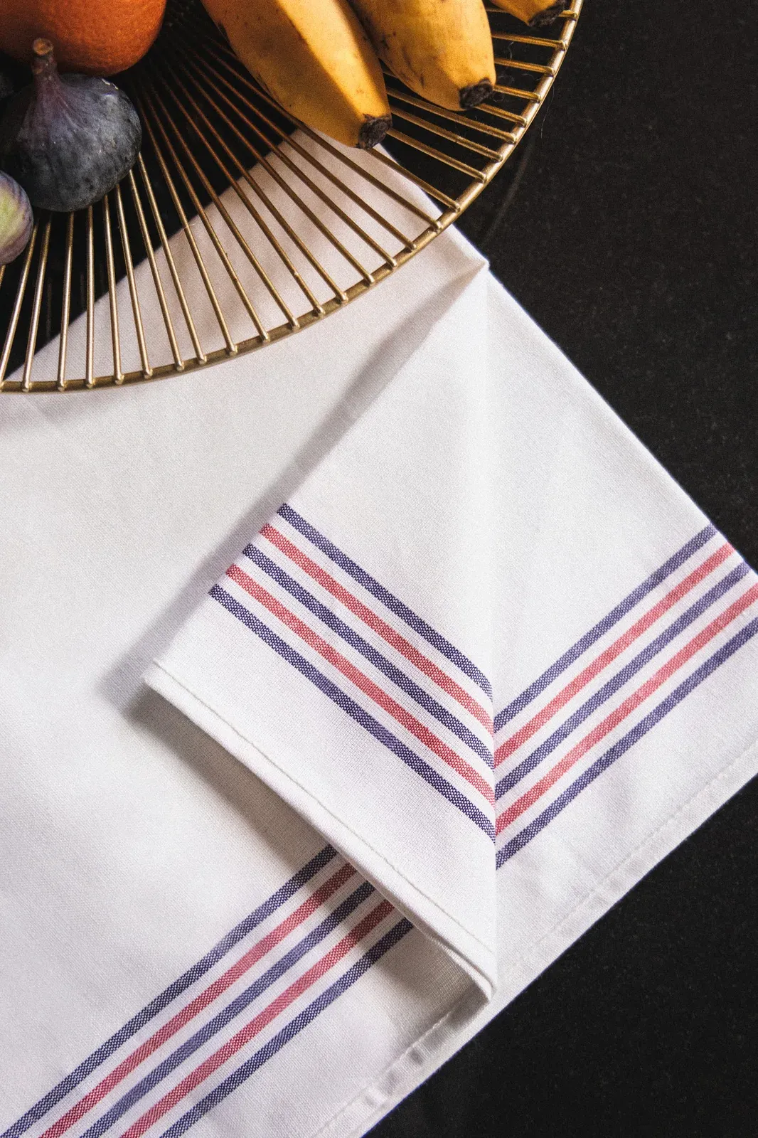 Striped tea towel - "Origine France Garantie"