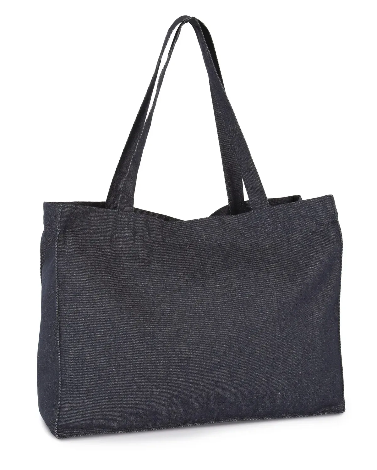 Grand sac shopping denim
