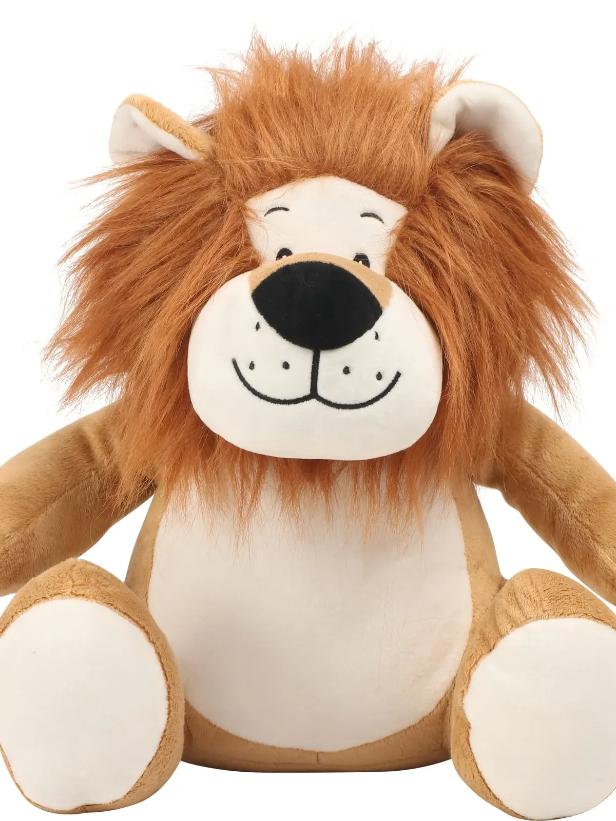 Peluche zippée Lion