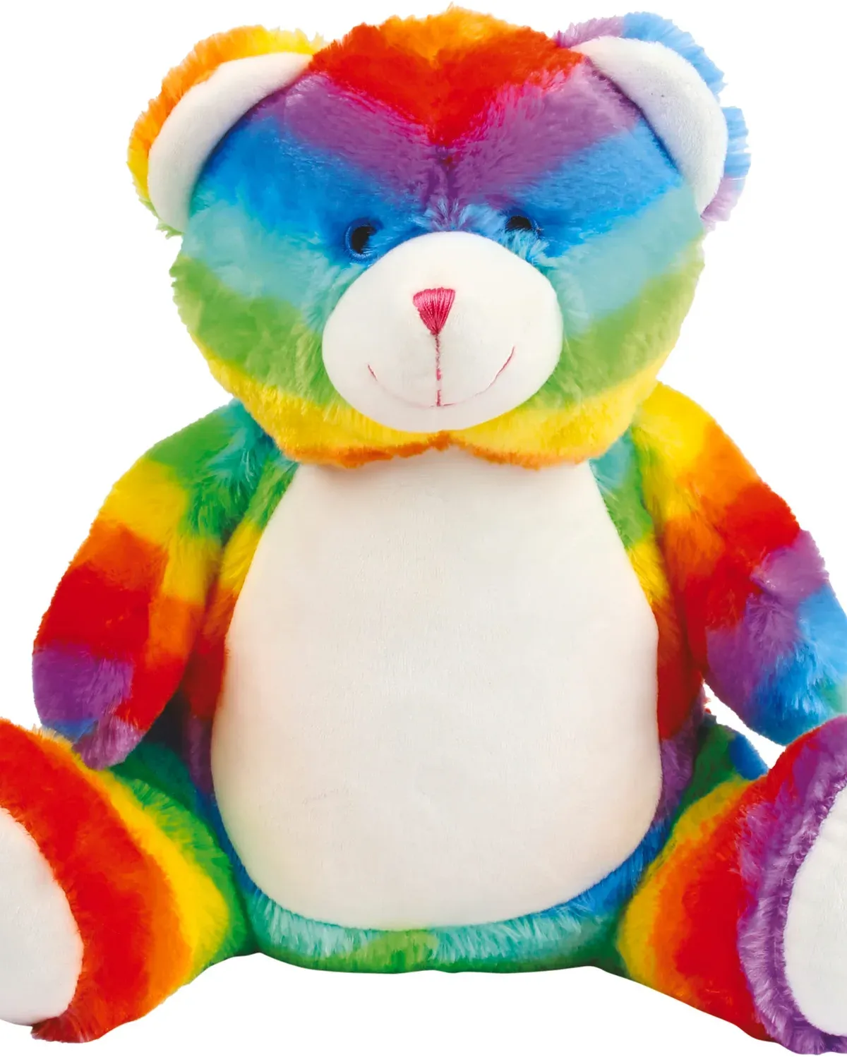 Peluche zippée Ours multicolore