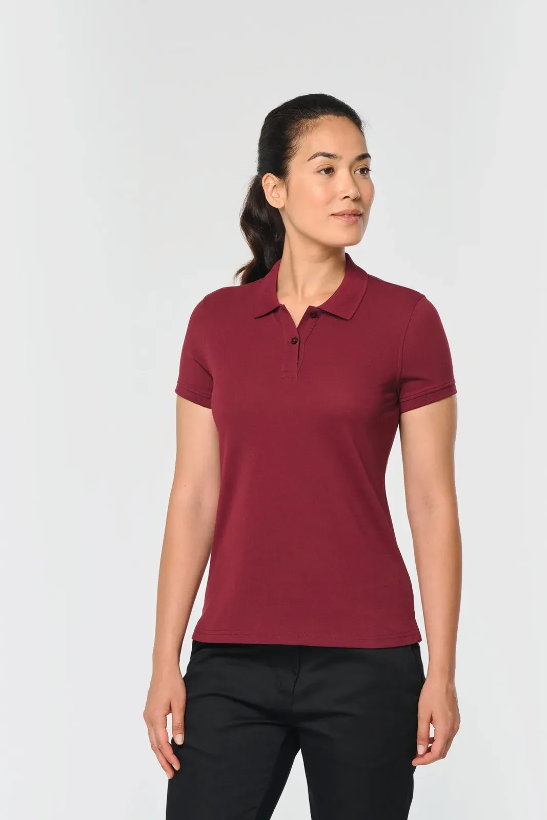 Women's short-sleeved polo shirt