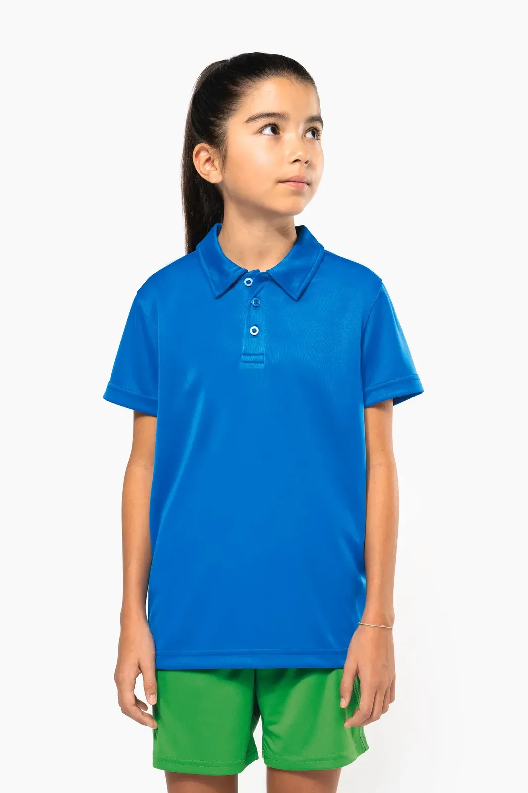 Kids' short-sleeved polo shirt
