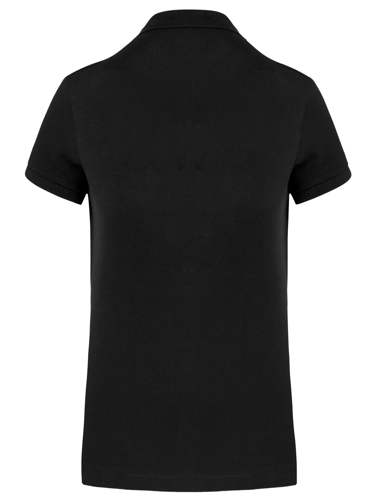 Polo Supima® de manga corta de mujer – Black