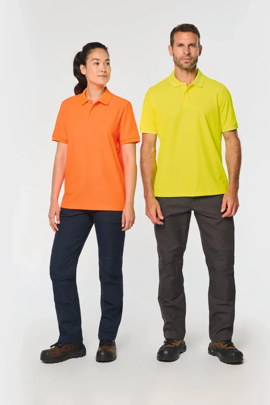 Polo unisex ecorresponsable de algodón/poliéster