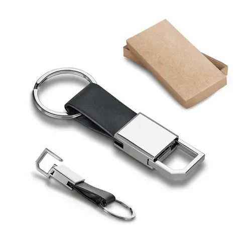 BOURCHIER. Porte-clés en métal et PU