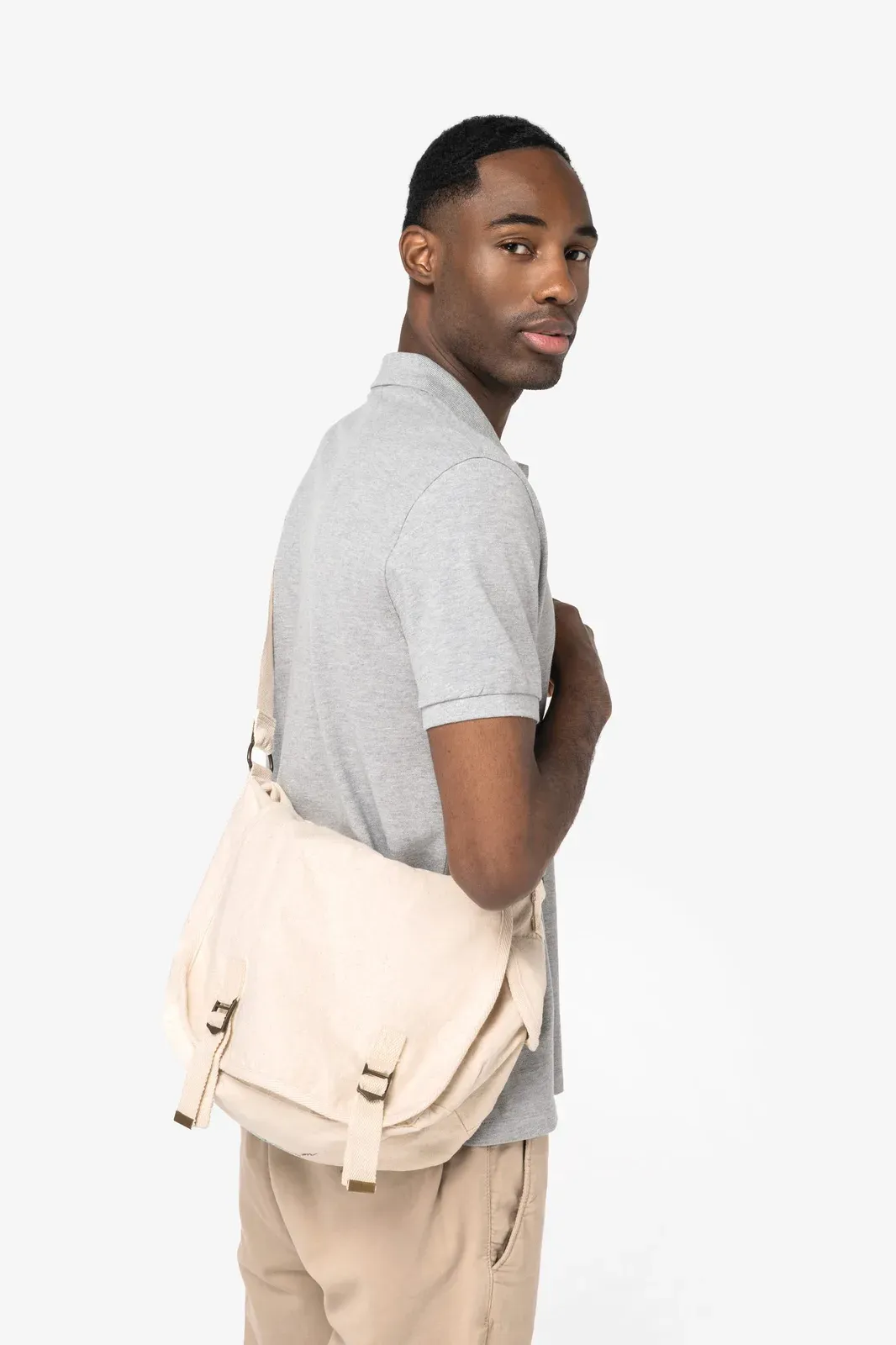Sac besace écoresponsable délavé