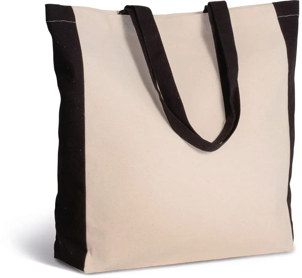 Sac cabas bicolore