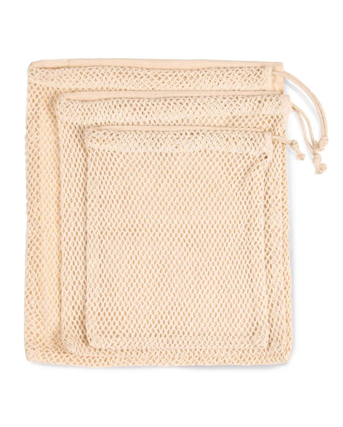 Bolsa de red con cordoncillo