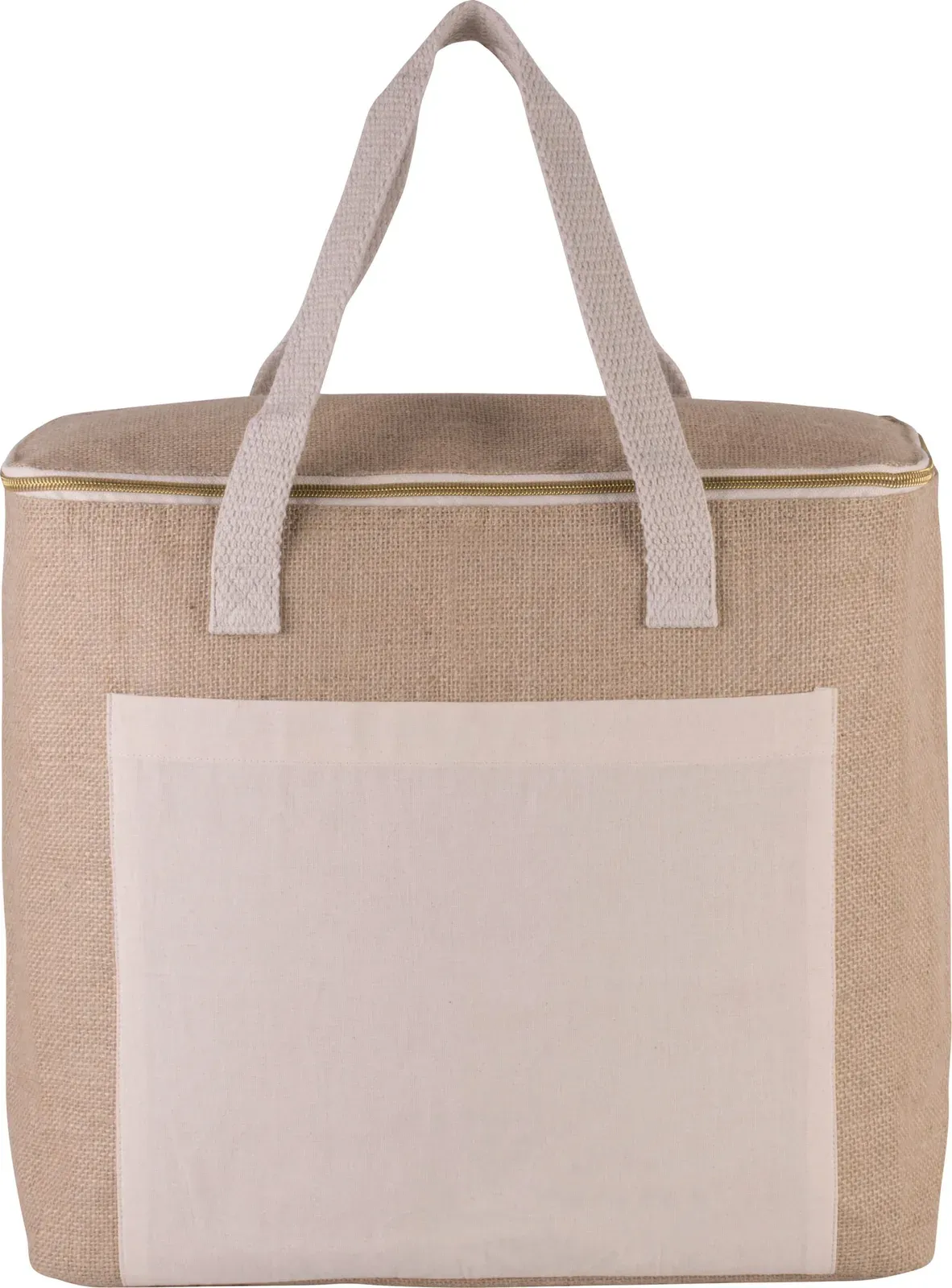 Sac isotherme en jute - grand modèle