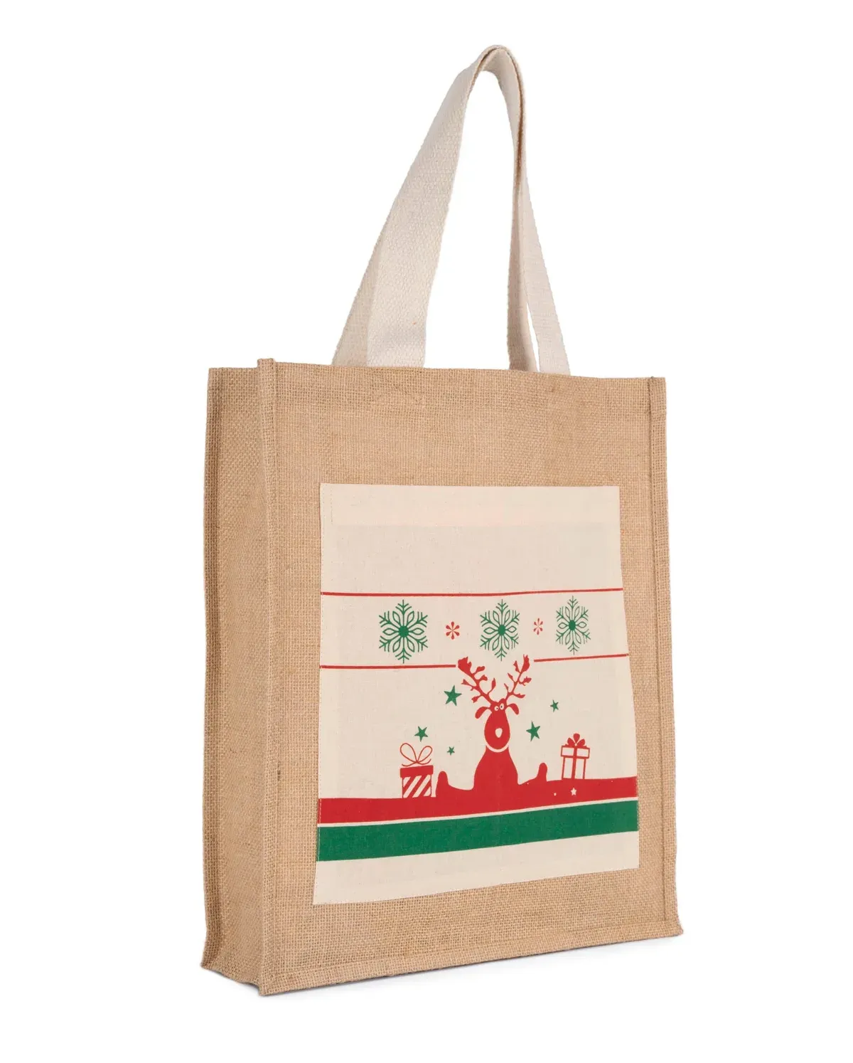 Sac shopping avec motifs de Noël