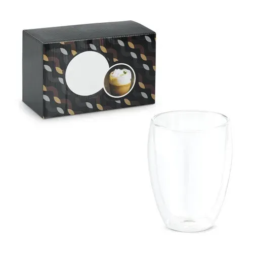 MACHIATO DUO. Set of 2 borosilicate glass cups