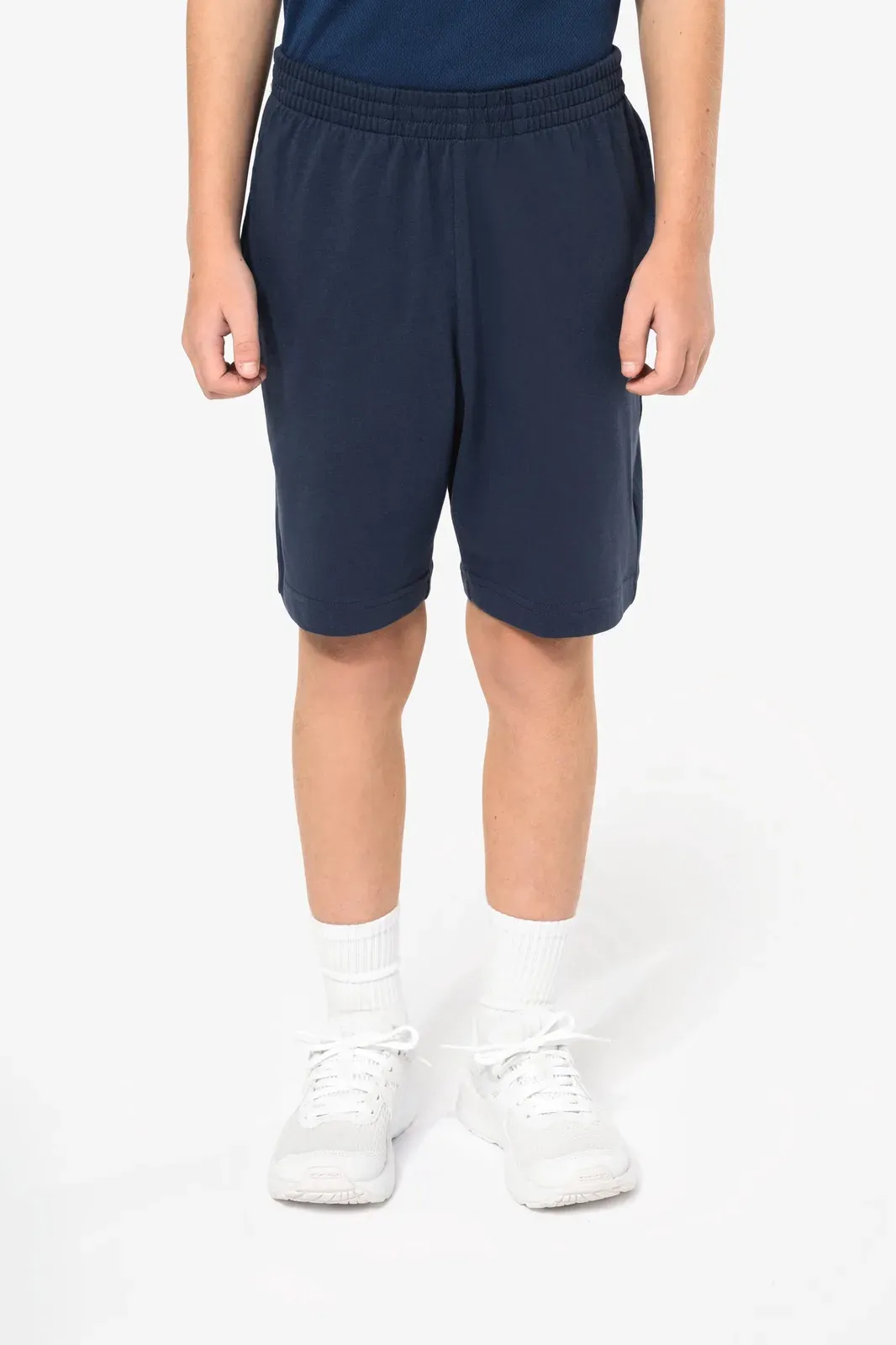 Pantalón corto deportivo de punto jersey infantil