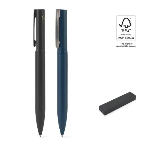 ELSIE. Elegante bolígrafo de metal (60% reciclado)