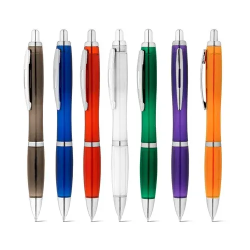 SWING rPET. Stylo bille en PET recyclé (100% rPET) avec attache métallique