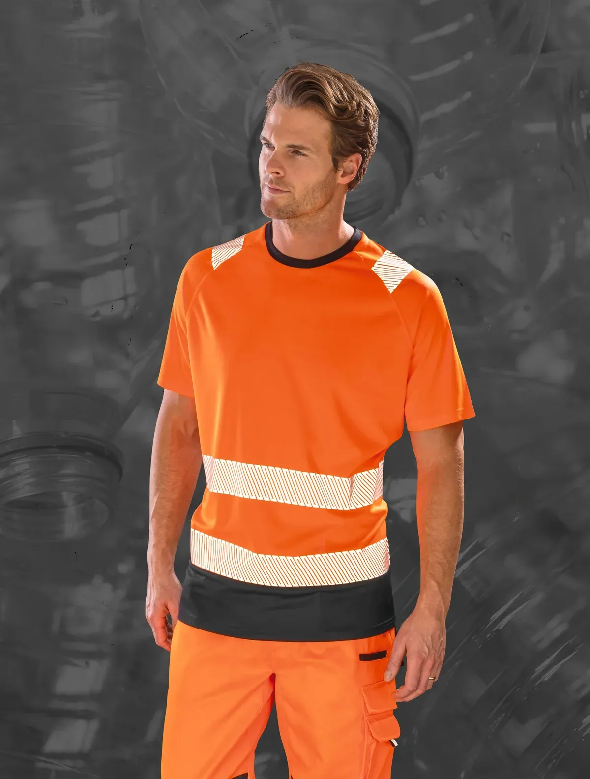 Recycled safety t-shirt
