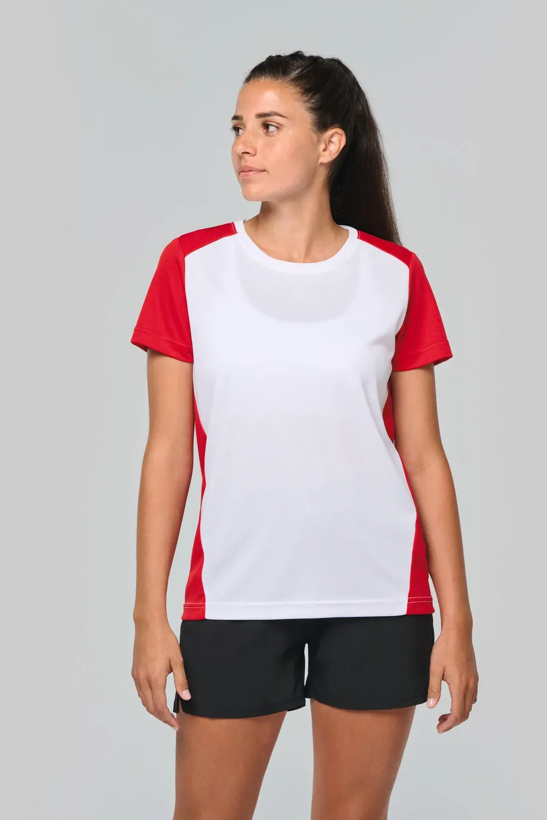 Ladies' eco-friendly two-tone sport T-shirt