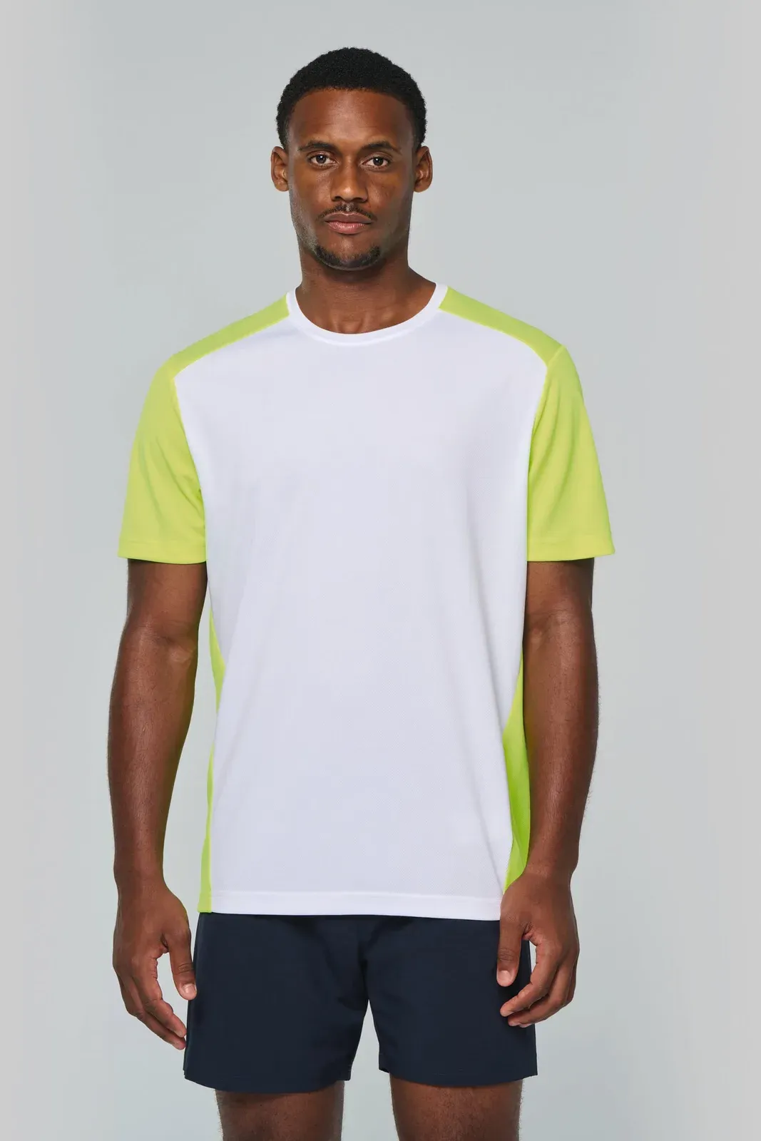 Camiseta deportiva ecorresponsable bicolor de hombre