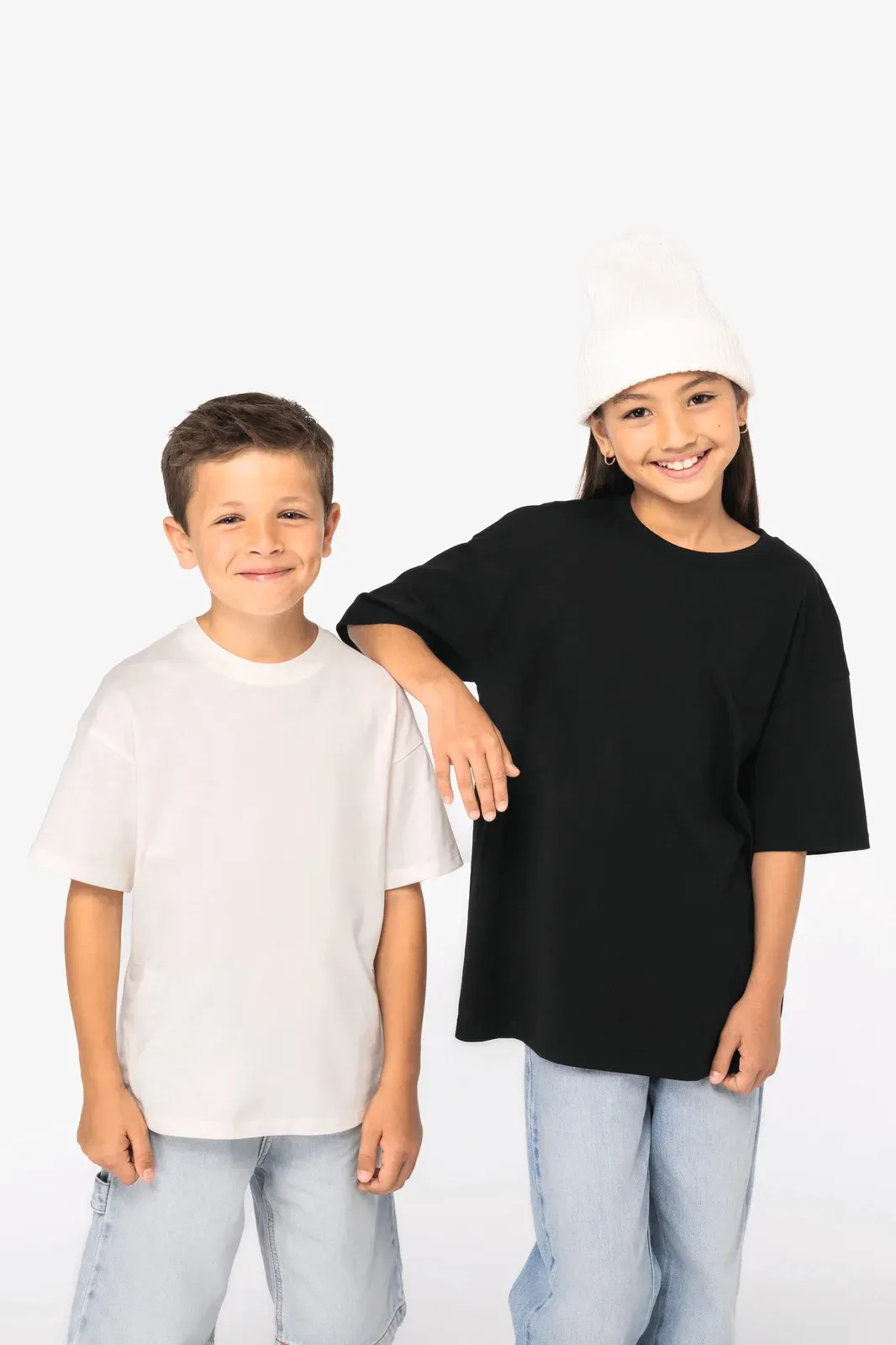Eco-friendly kids' oversize t-shirt