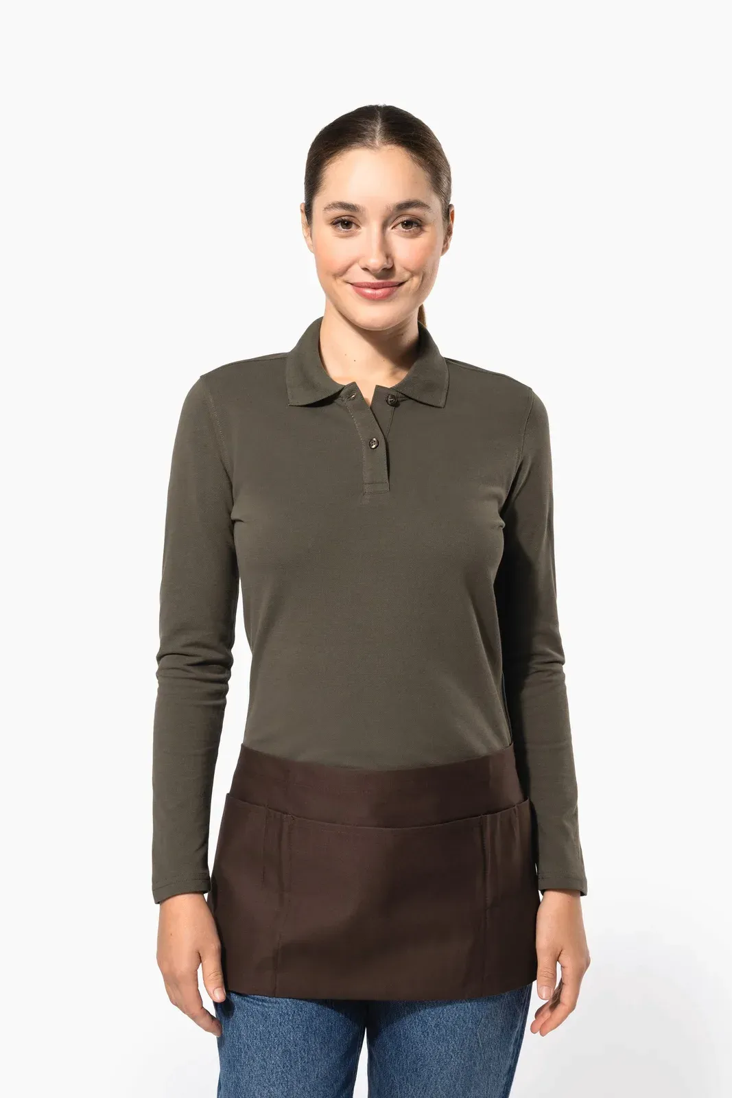 Cotton short apron