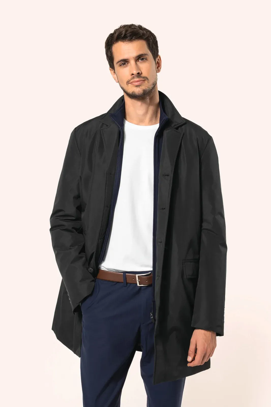 Trench estructurado de hombre