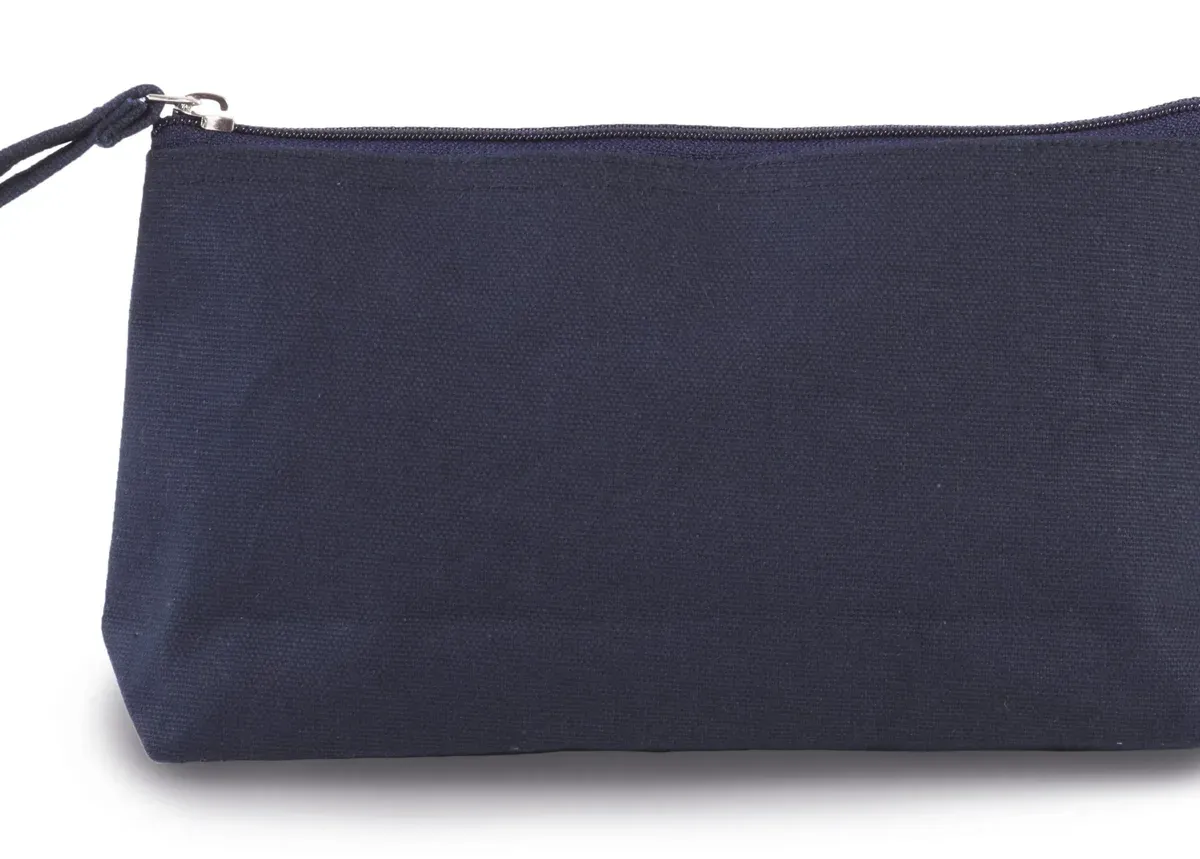 Cotton canvas toiletry bag