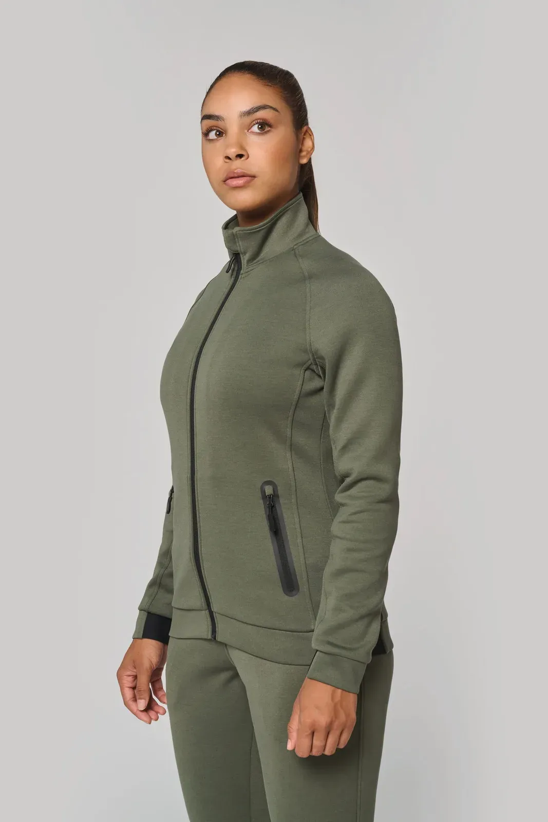 Ladies' high neck jacket