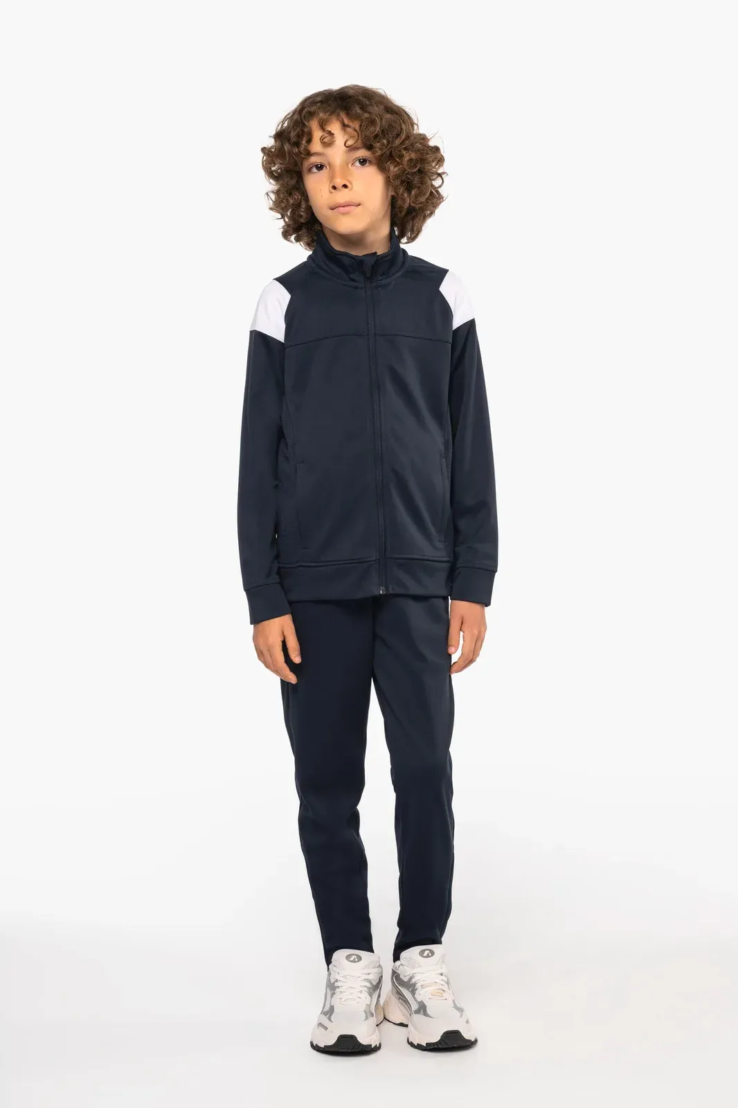 Kids zipped tracksuit jacket