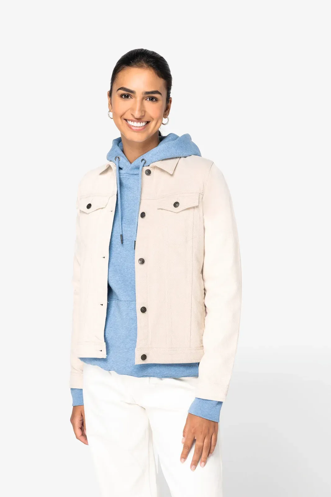 Chaqueta ecorresponsable de cáñamo de mujer