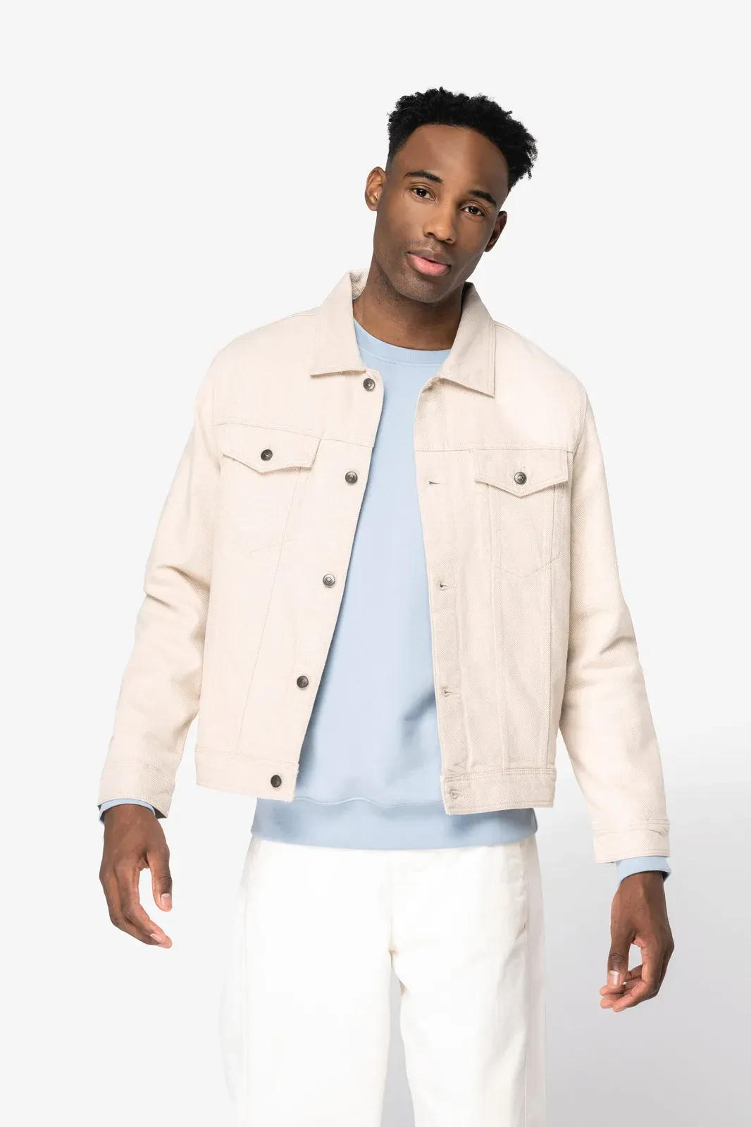 Chaqueta ecorresponsable de cáñamo de hombre