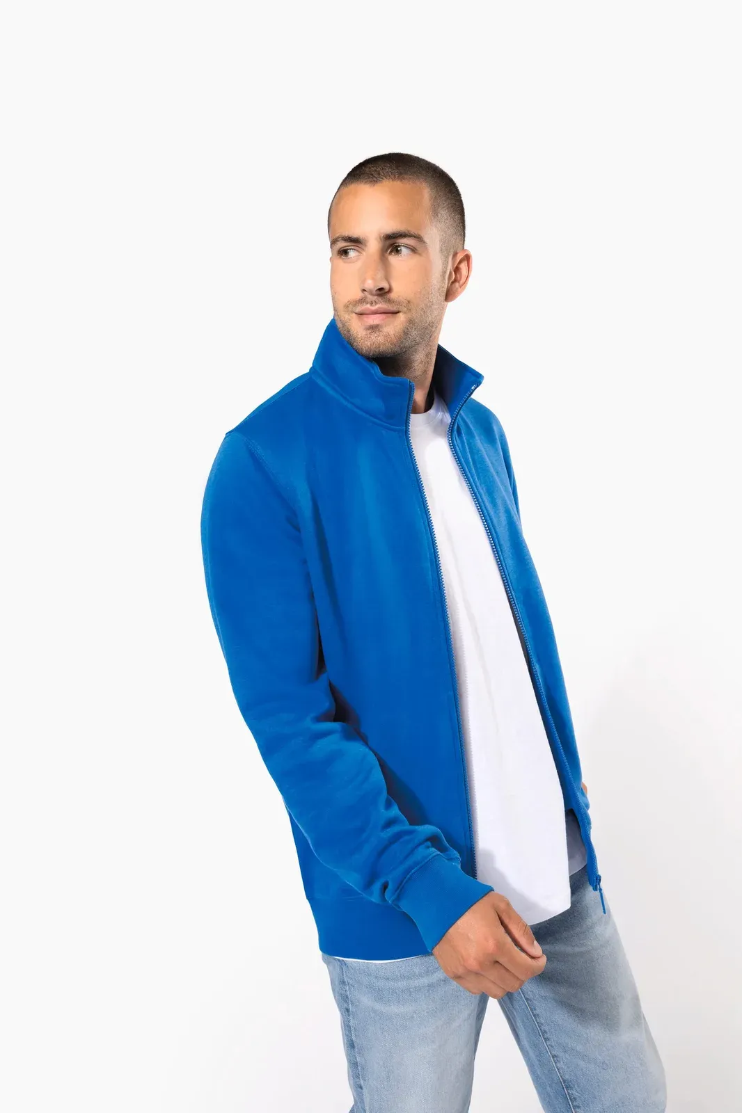 Chaqueta de felpa cepillada de hombre